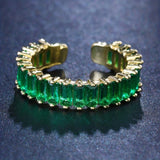 Bague en or et émeraude