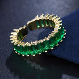 Bague en or et émeraude