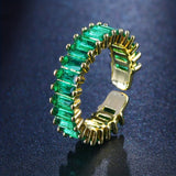 Bague en or et émeraude