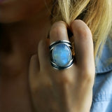 Bague magique en pierre de lune