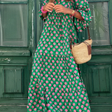 VANESSA | ROBE MAXI LONGUE AVEC IMPRIMÉ