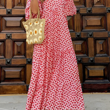 VANESSA | ROBE MAXI LONGUE AVEC IMPRIMÉ