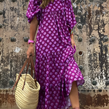 VANESSA | ROBE MAXI LONGUE AVEC IMPRIMÉ