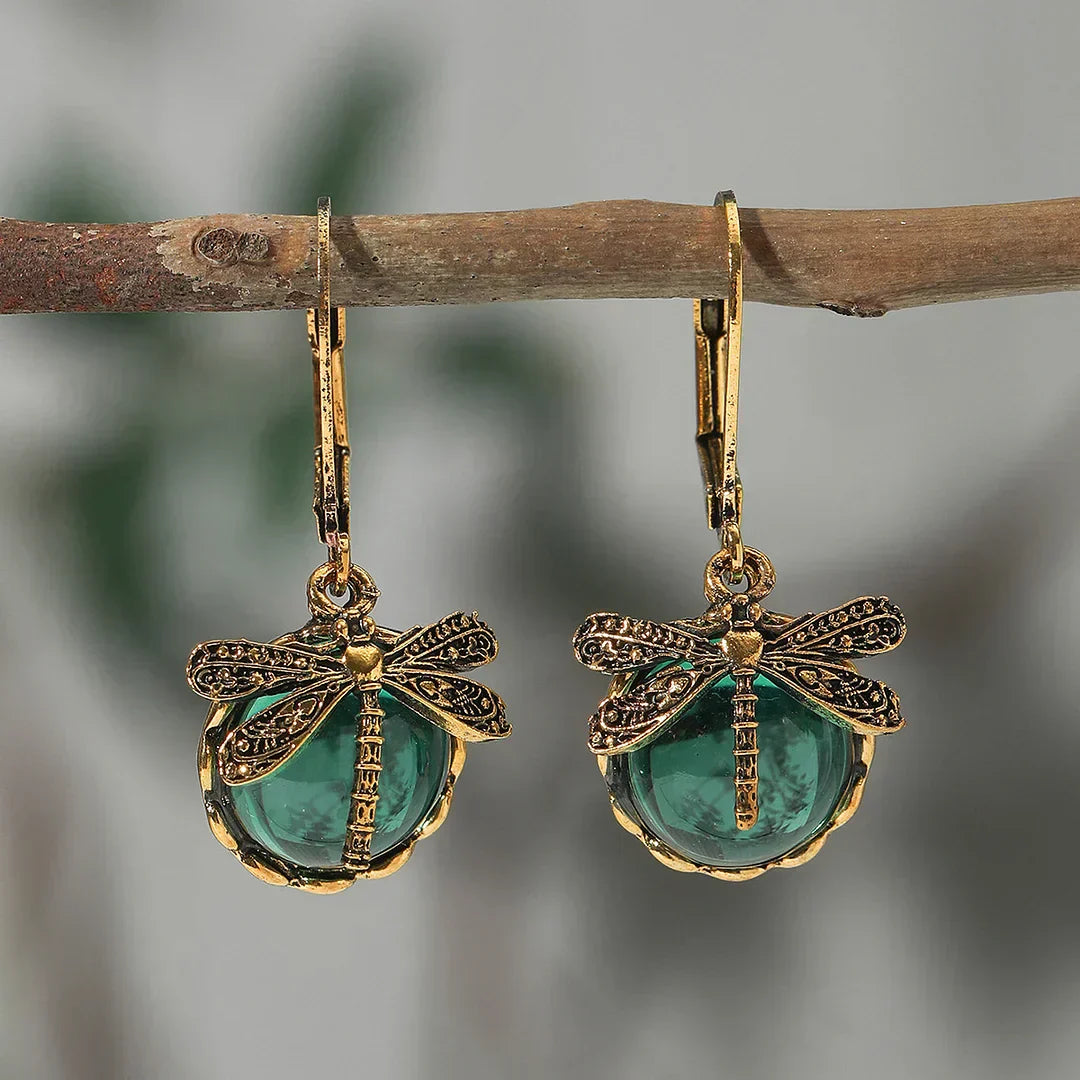 Boucles d'oreilles circulaires en argent antique