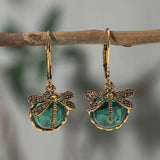 Boucles d'oreilles circulaires en argent antique