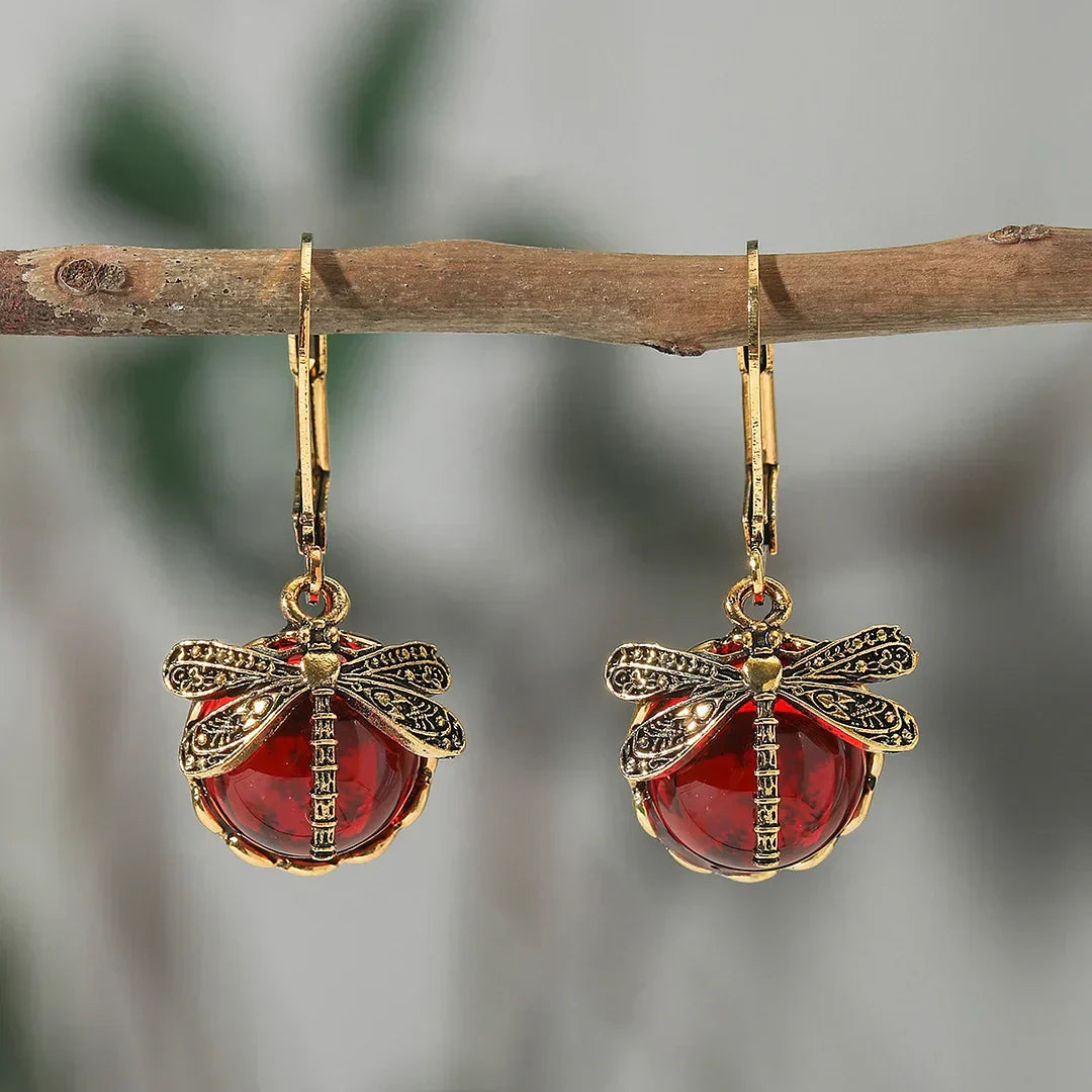 Boucles d'oreilles circulaires en argent antique
