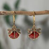 Boucles d'oreilles circulaires en argent antique