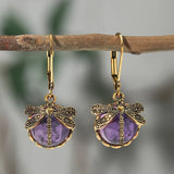 Boucles d'oreilles circulaires en argent antique
