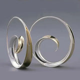 Boucles d'oreilles vintage avec vagues