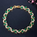 Bracelet Diana Émeraude