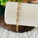 Bracelet « Isabella » avec des pierres colorées