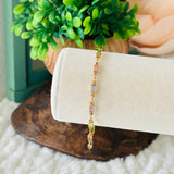 Bracelet « Isabella » avec des pierres colorées