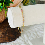 Bracelet « Isabella » avec des pierres colorées