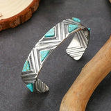 Bracelet Tribal Boho Rétro avec Turquoise