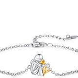 Bracelet ajustable d'amitié sur le thème des chiens