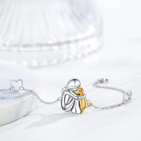 Bracelet ajustable d'amitié sur le thème des chiens