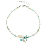 Bracelet avec étoiles, coquillages et pierres naturelles