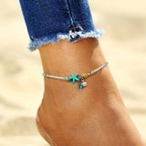 Bracelet avec étoiles, coquillages et pierres naturelles