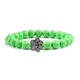 Bracelet avec perles en forme de pattes – Design en pierre naturelle