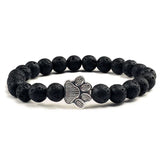 Bracelet avec perles en forme de pattes – Design en pierre naturelle