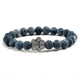 Bracelet avec perles en forme de pattes – Design en pierre naturelle