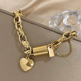 Bracelet épais en or