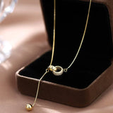 Collier avec deux anneaux