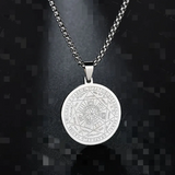 Collier avec médaille Triton Ange Six Étoiles