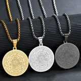 Collier avec médaille Triton Ange Six Étoiles