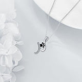 Collier avec pendentif en forme de patte de chien 'Ami Fidèle'