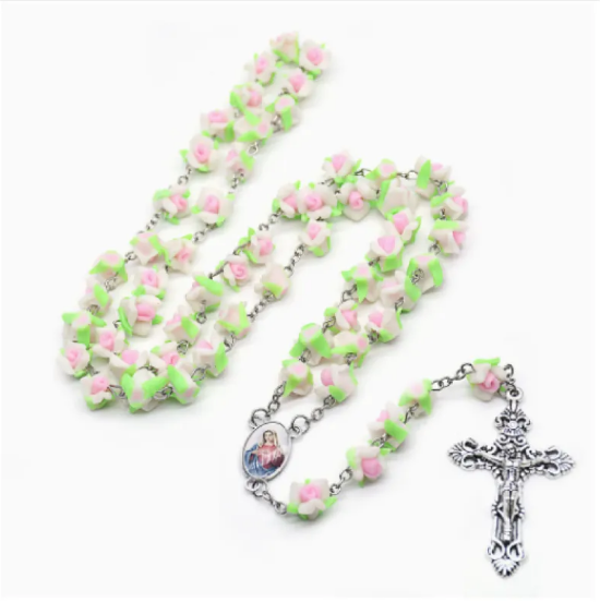 Collier de chapelet avec roues