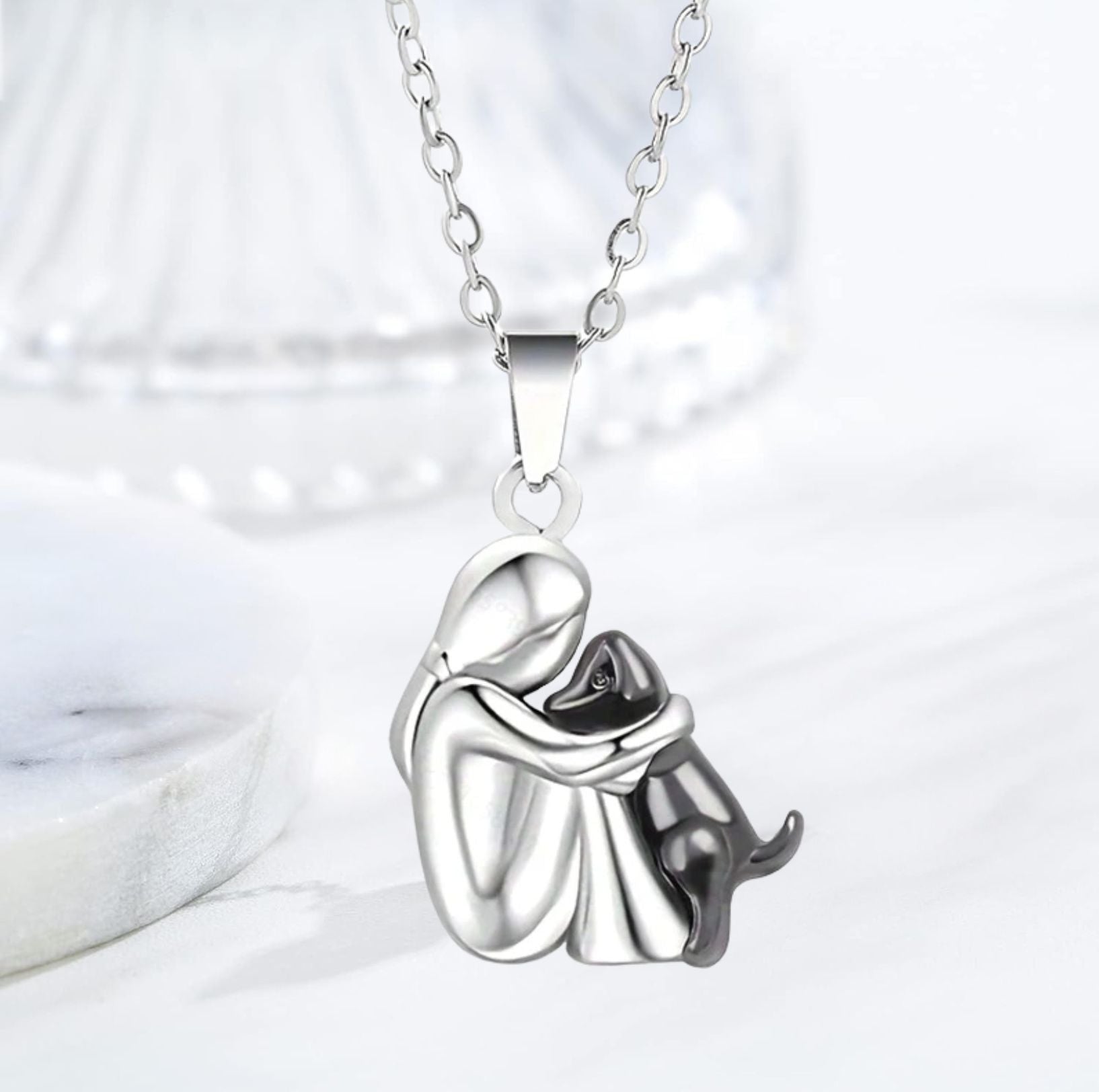 Collier de la chance avec motif de chien