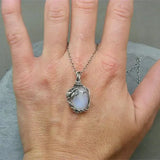 Collier en Lune - Pendentif en Fil
