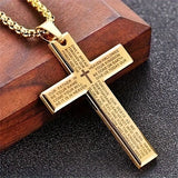Collier unisexe moderne avec croix suspendue