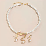 Ensemble cadeau en perles naturelles : collier et boucles d'oreilles