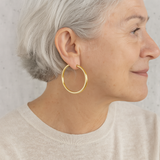Grandes Boucles d'Oreilles en Forme de Anneau