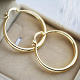 Grandes Boucles d'Oreilles en Forme de Anneau