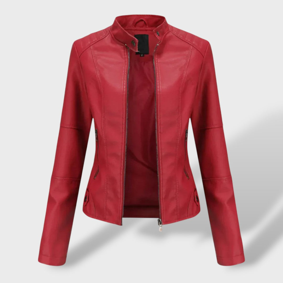 Isabel| Veste en cuir femme