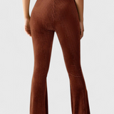 Pantalons Évasés Liset en Velours