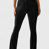 Pantalons Évasés Liset en Velours