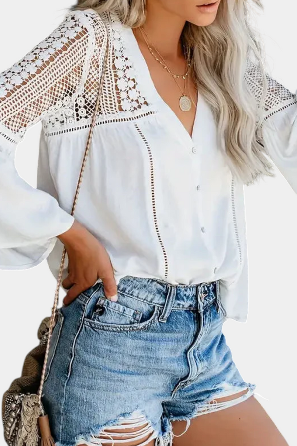 Esperanza | Blouse en Dentelle Sunwoven