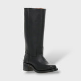 Bottes Hautes Élégantes avec Semelle Structurée