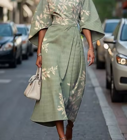 Celeste - Robe florale élégante