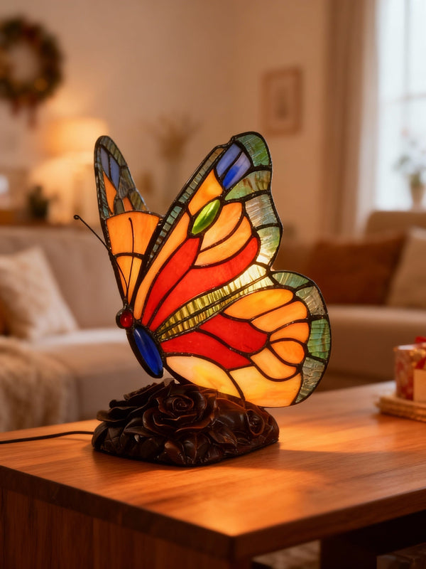 LUMIFLY | Lampe avec motif de papillon dans le style Art Déco