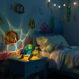 Lampe "Molokai" avec motif de tortue