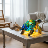 Lampe "Molokai" avec motif de tortue