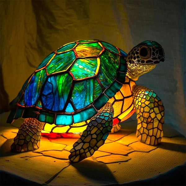 Lampe "Molokai" avec motif de tortue