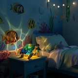 Lampe "Molokai" avec motif de tortue