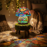 Lampe gelée en forme de champignon