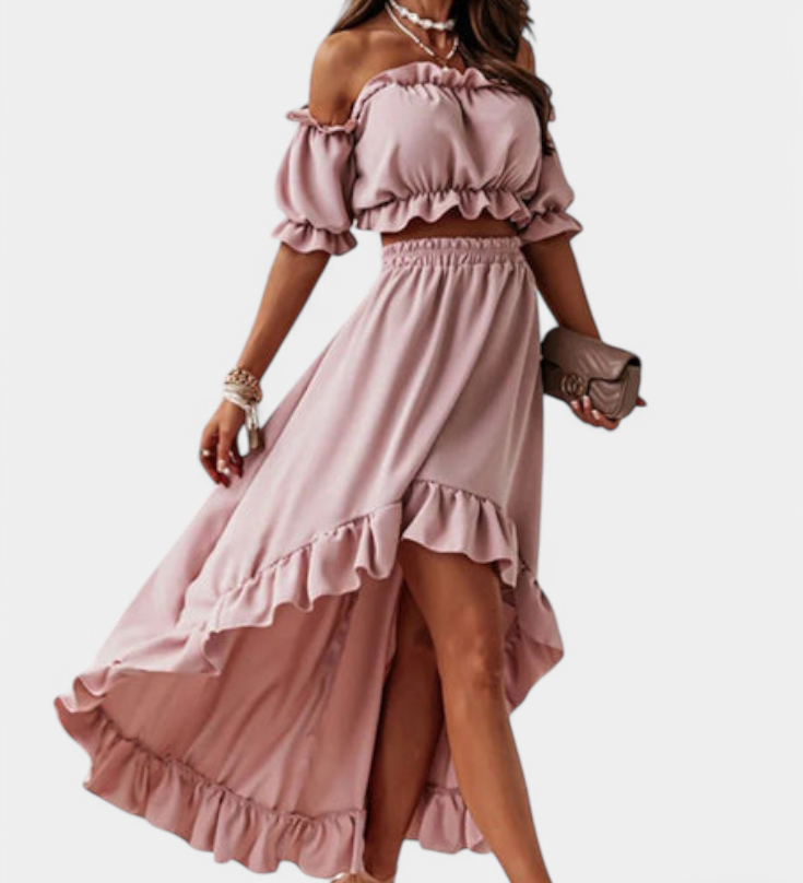 Katja Ensemble de Deux Pièces Off-Shoulder